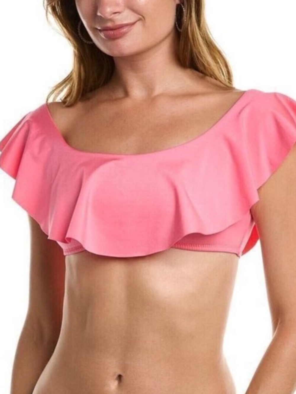 Trina Turk NWT Monaco Ruffle Bikini Top Size 6